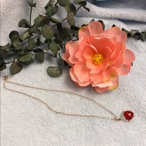 🎉FinalSale🎉PRETTY RED HEART ❤️ NECKLACE